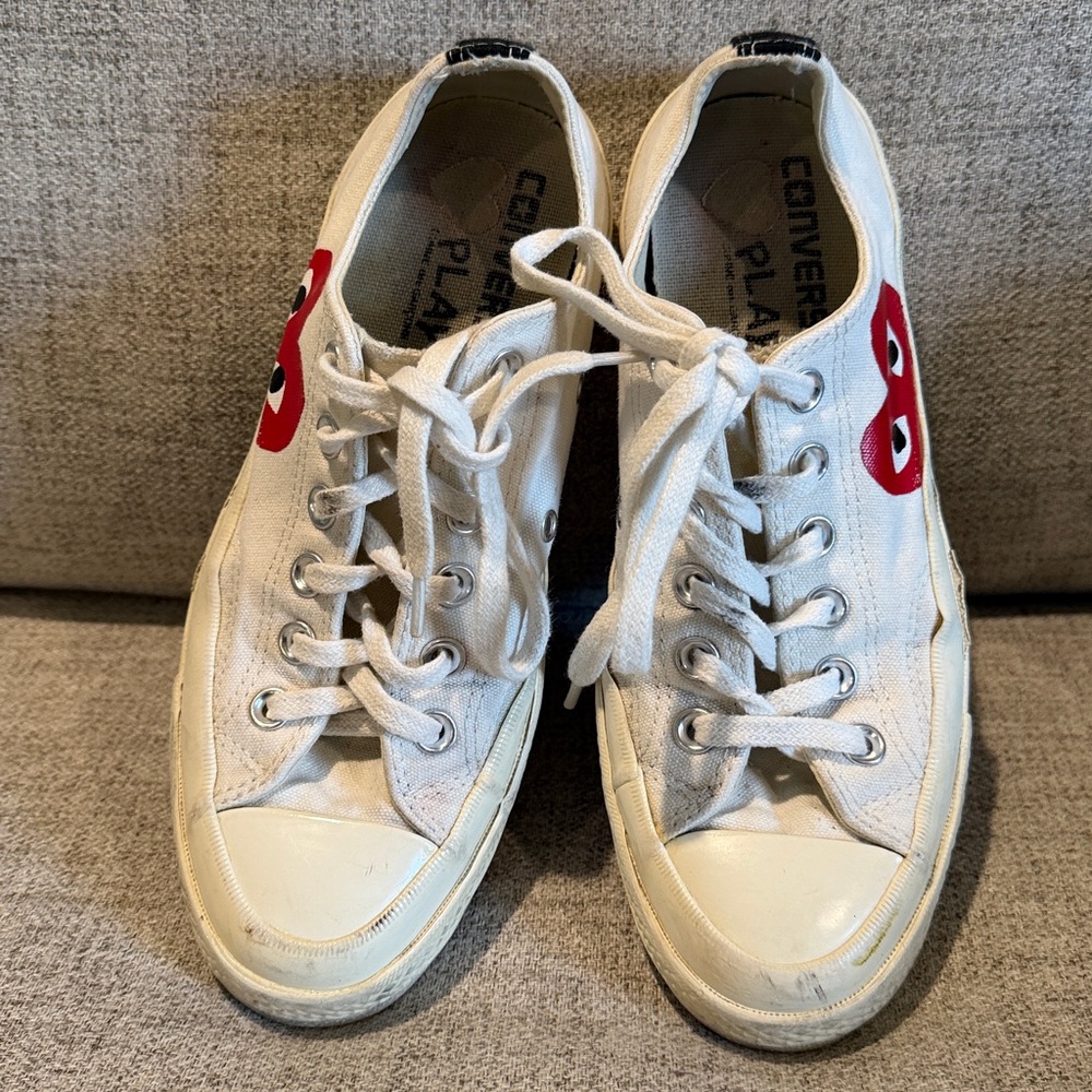 Converse Chuck Taylor x Comme des Garcons Play M5/ W 7 see photos - Picture 6 of 16